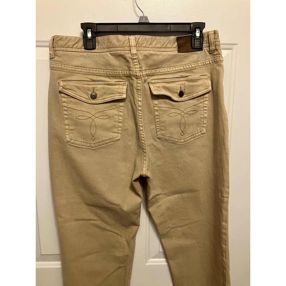 Ralph Lauren Jeans Co Women's Size 14‎ Brown Jeans Pants Flap Back Pockets